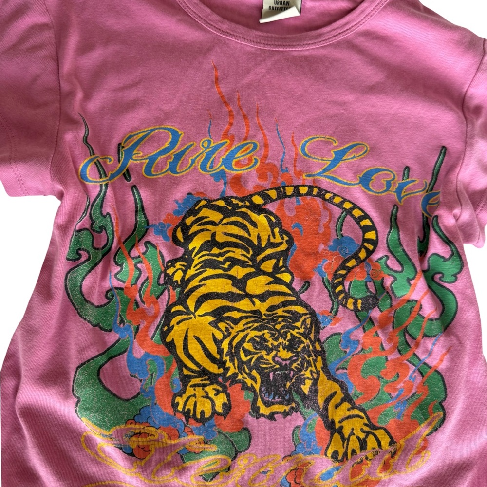 NWOT Urban Outfitters 'Pure Love' Tee - Picture 4 of 7